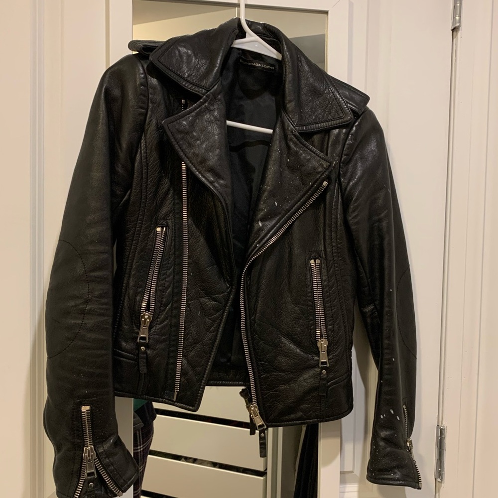 Balenciaga Leather Jacket | Preowned